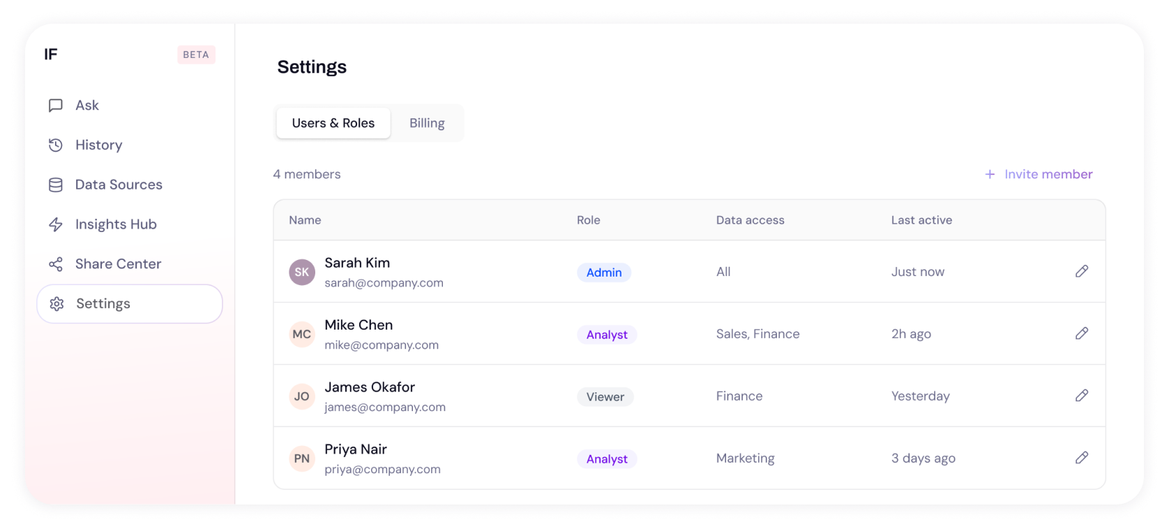 Settings & Admin